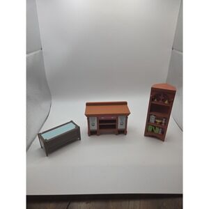 LOVING FAMILY DOLLHOUSE Furniture SIDEBOARD CABINET MATTEL FISHER-PRICE